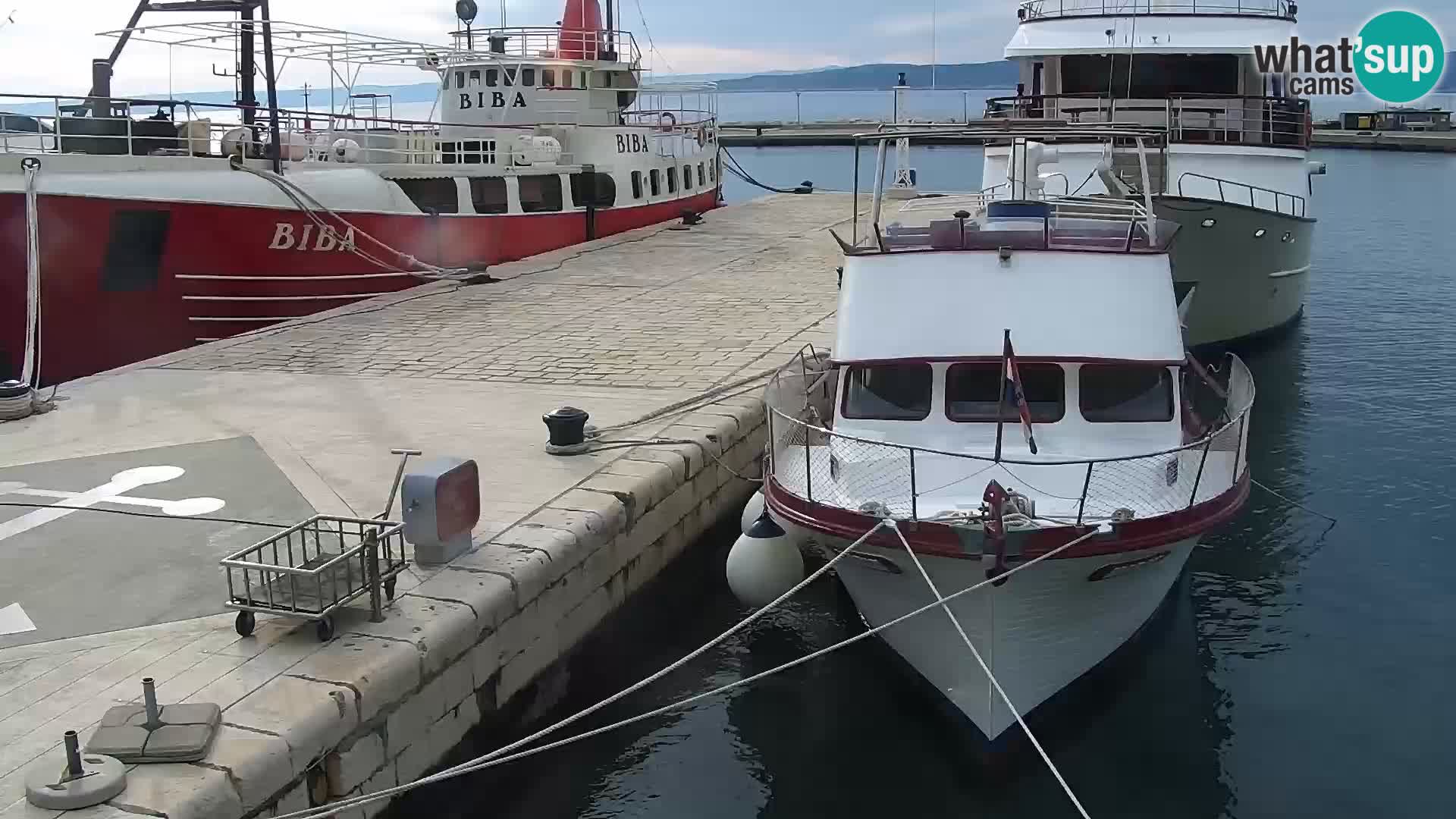 Baška Voda promenade webcam