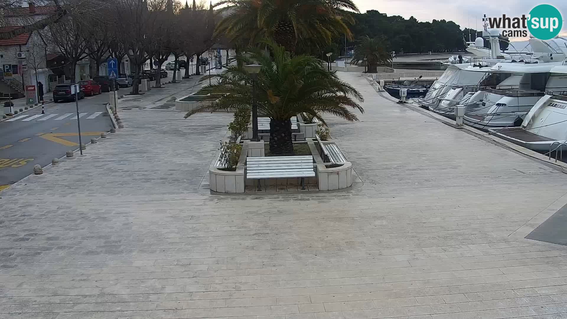 Seaside promenade in Baška Voda