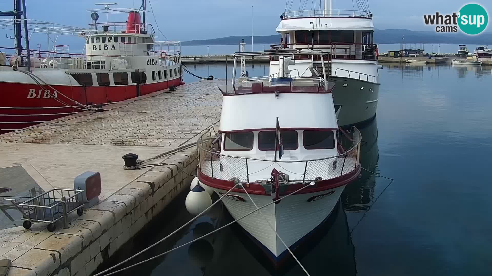 Baška Voda promenade webcam