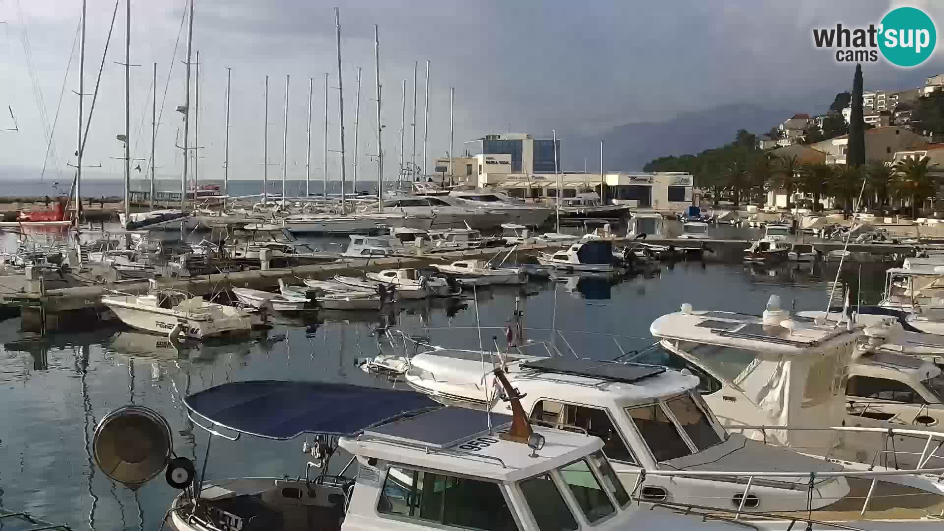 Seaside promenade in Baška Voda