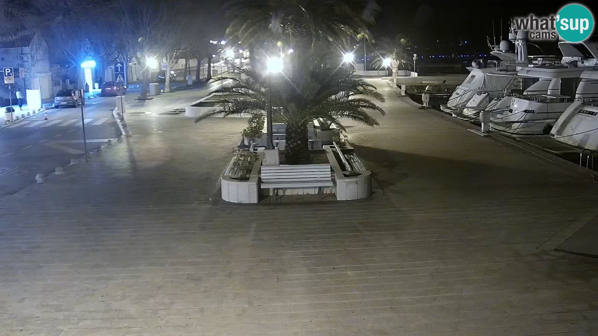 Seaside promenade in Baška Voda