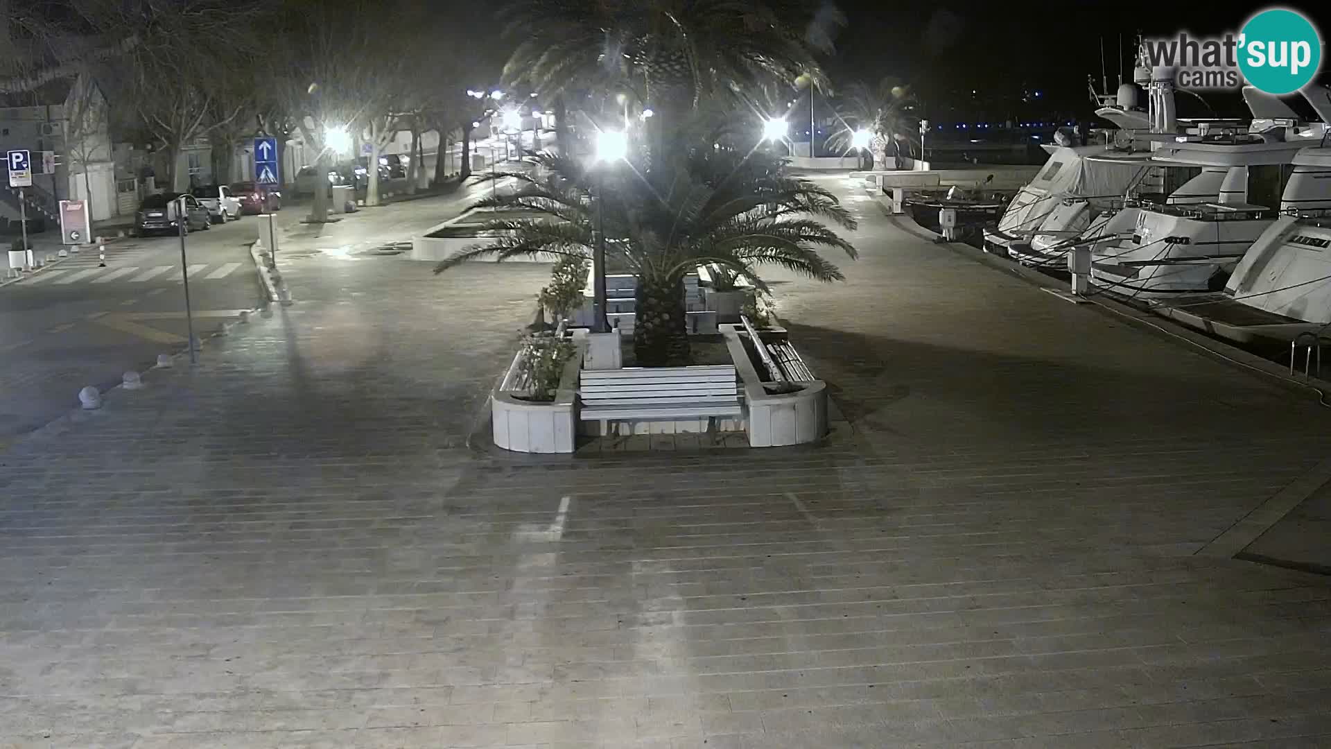 Seaside promenade in Baška Voda