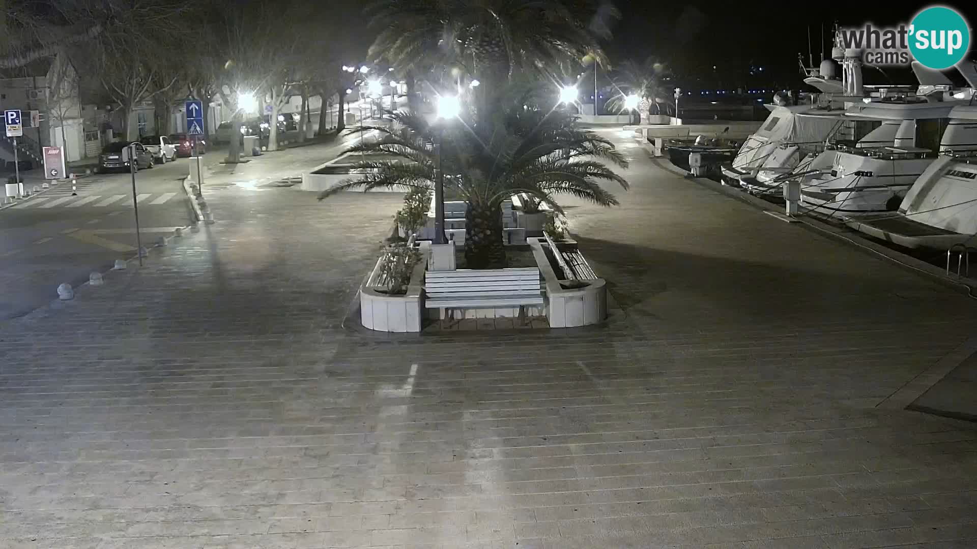 Seaside promenade in Baška Voda