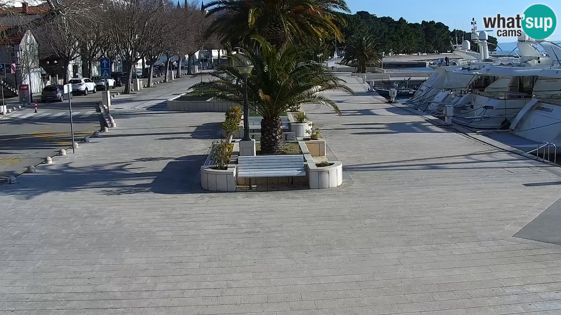 Promenade in Baška Voda