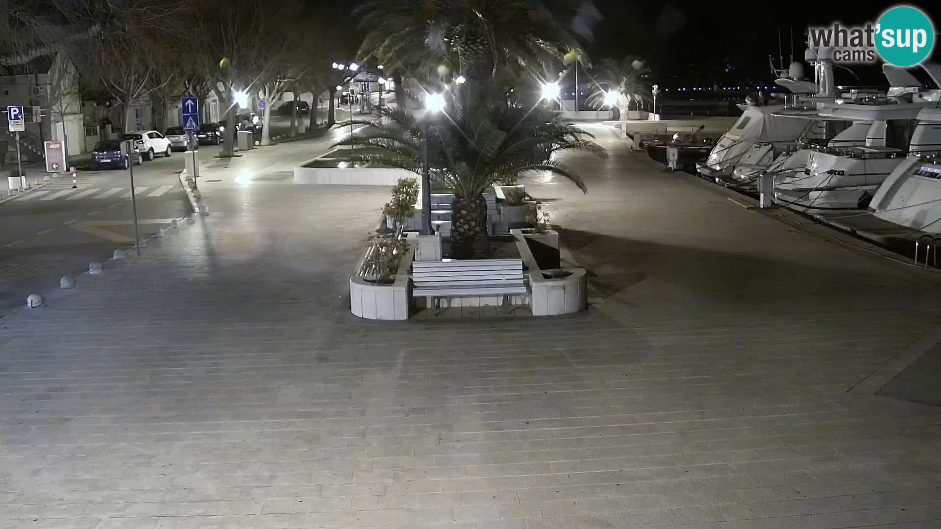 Seaside promenade in Baška Voda