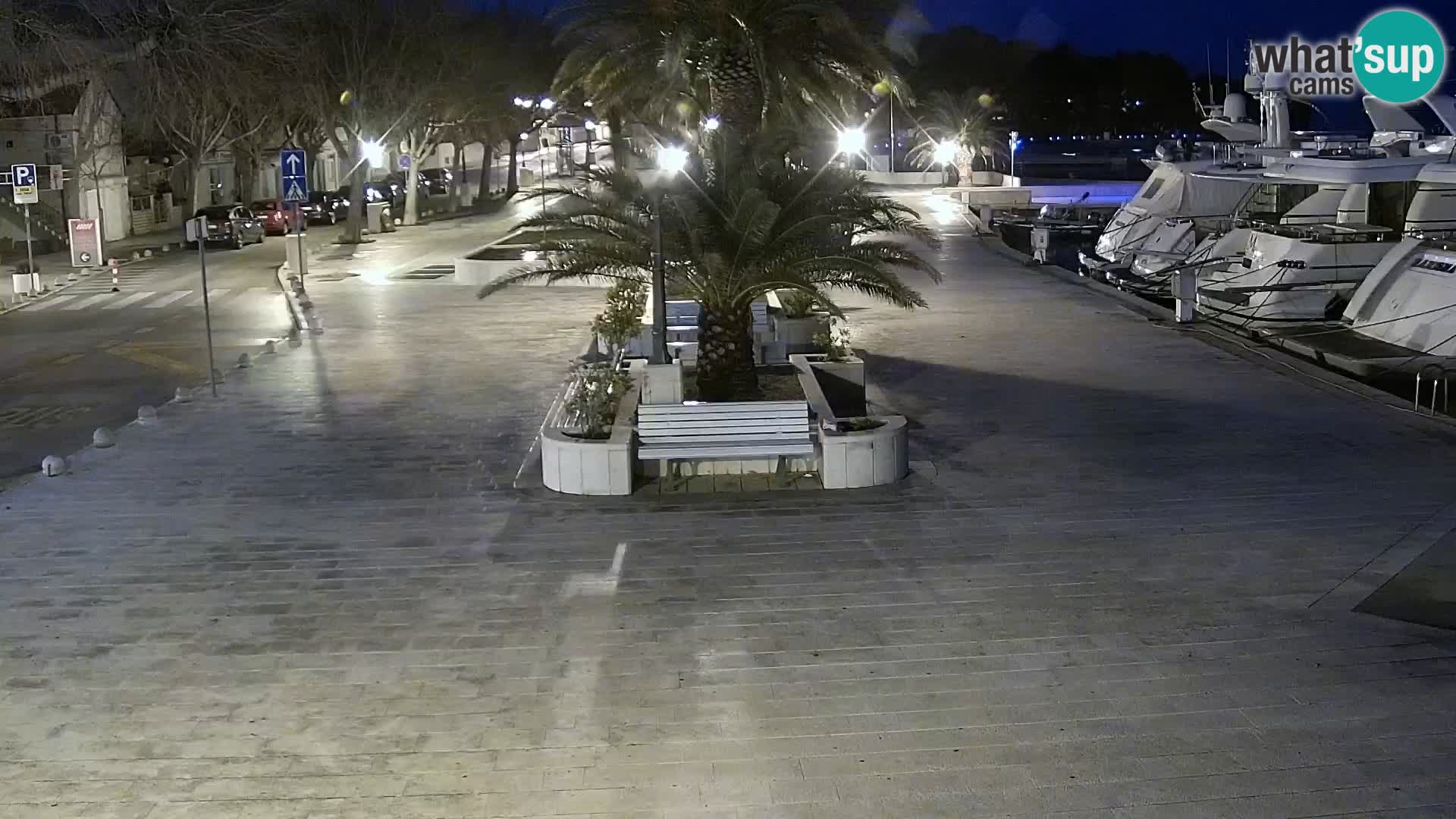 Seaside promenade in Baška Voda