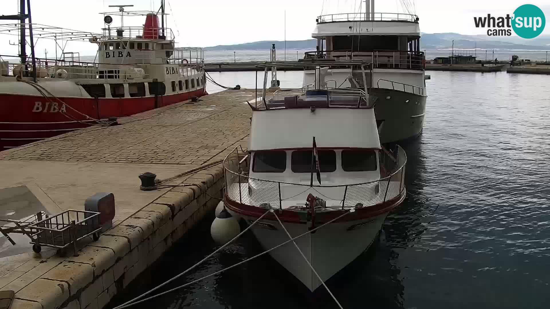 Baška Voda promenade webcam