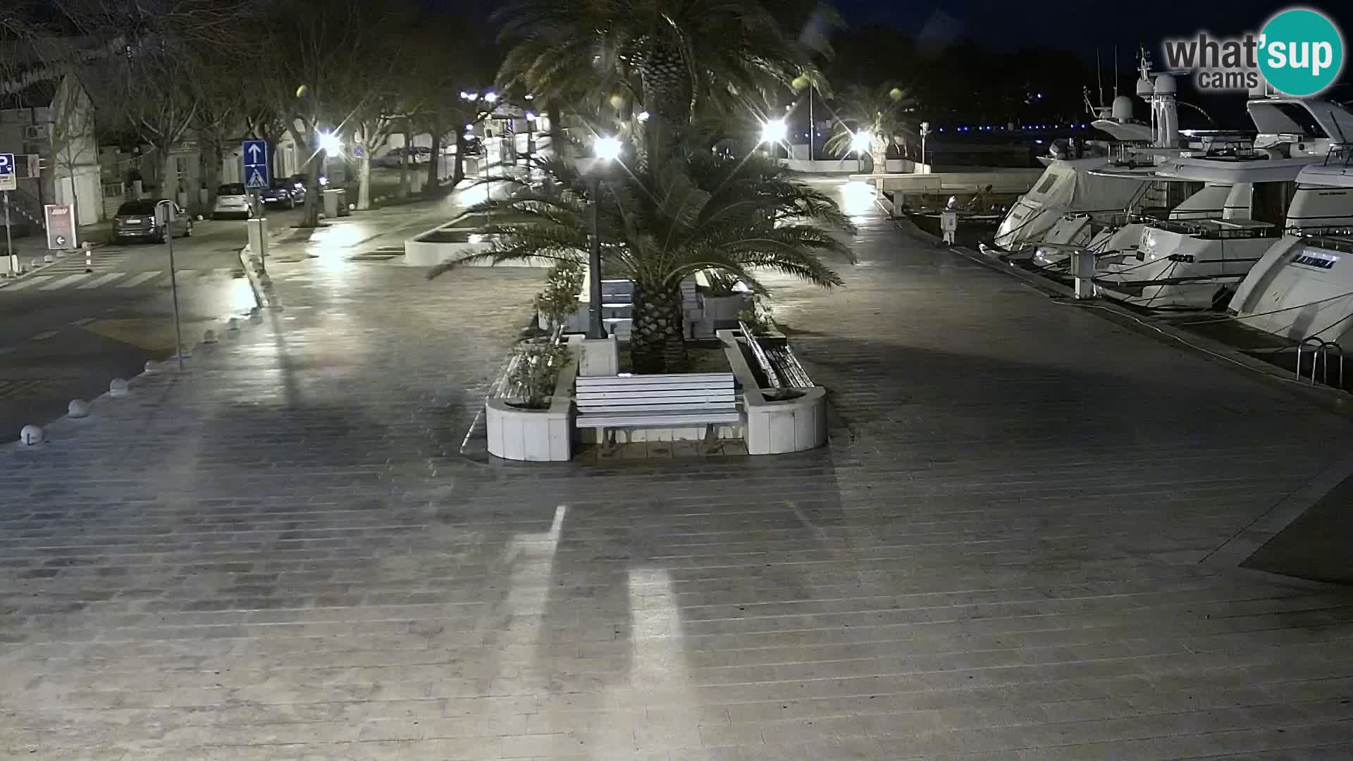 Seaside promenade in Baška Voda