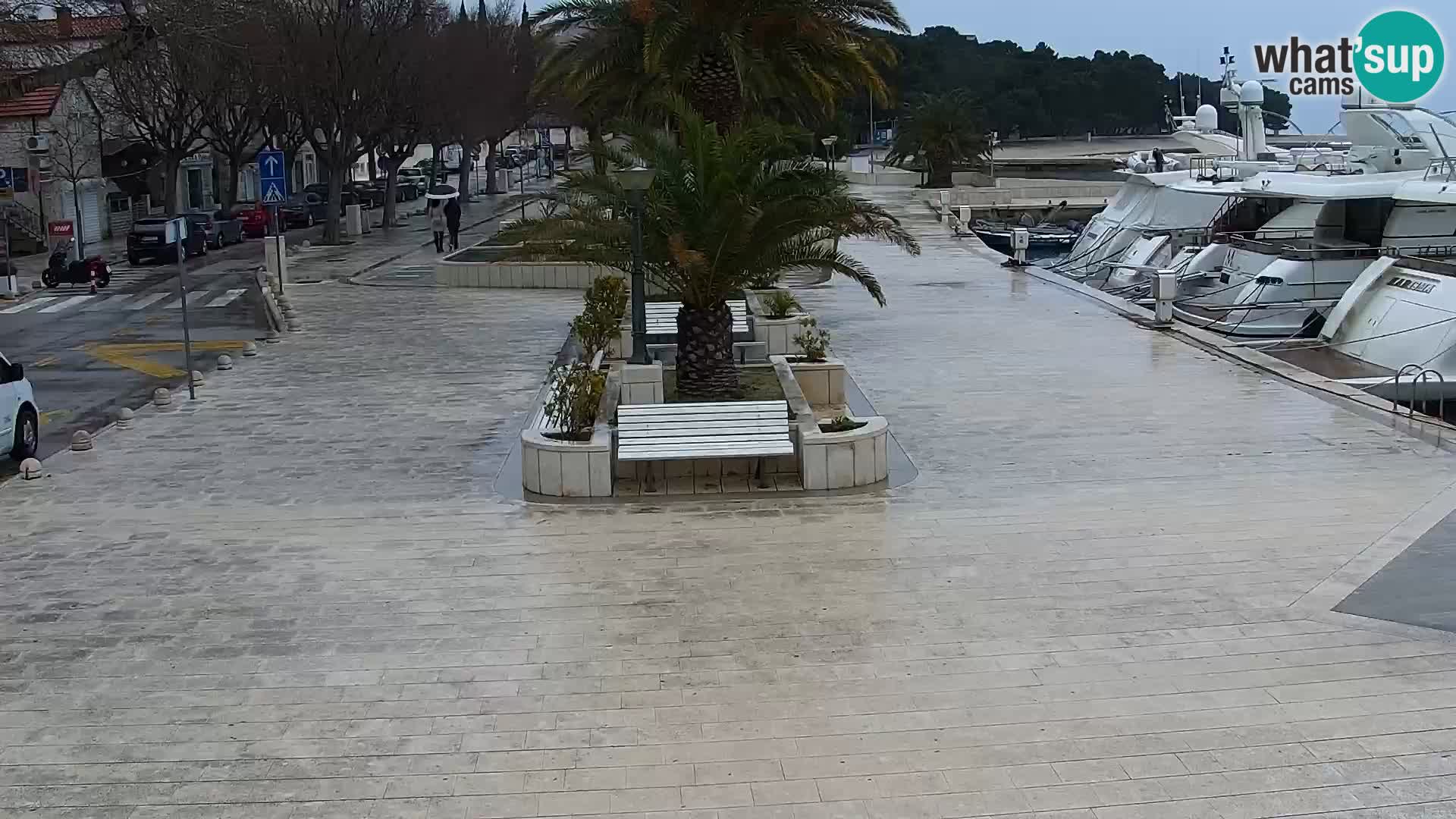 Seaside promenade in Baška Voda