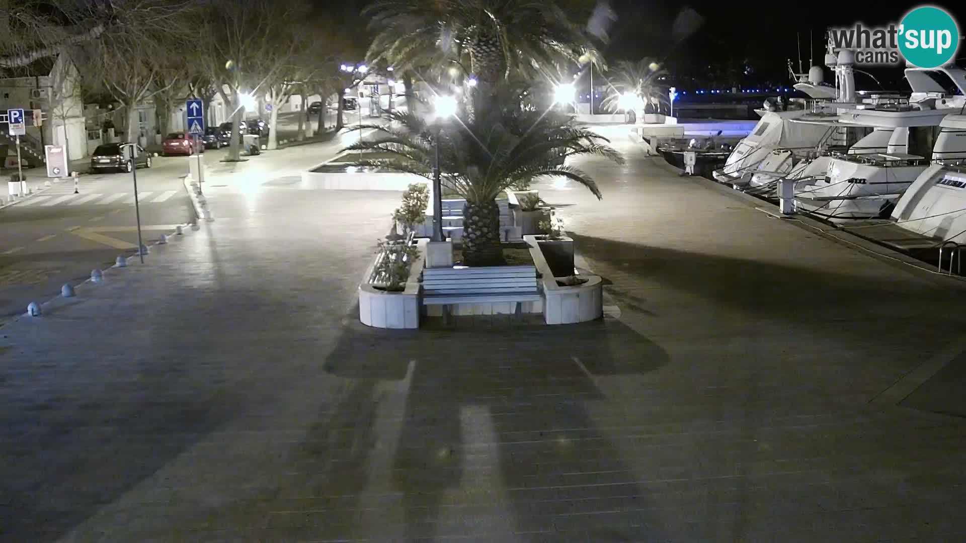 Seaside promenade in Baška Voda