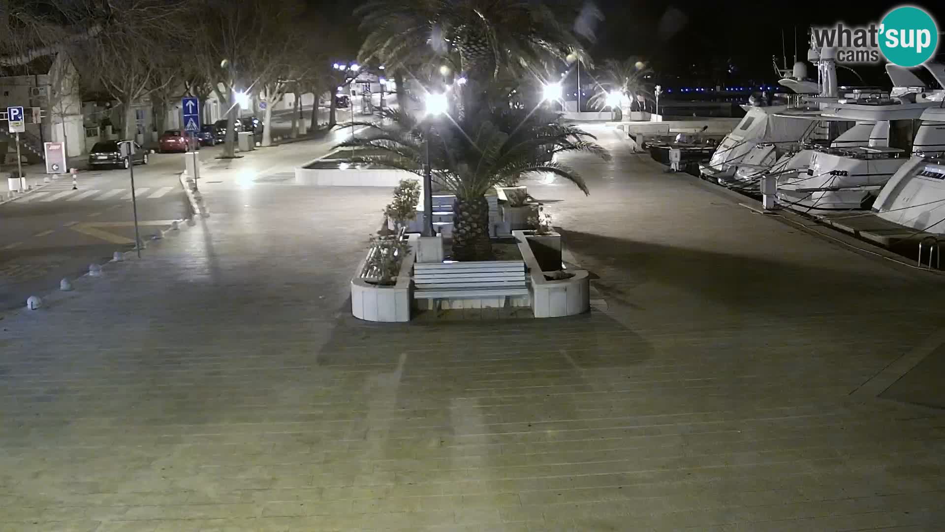 Seaside promenade in Baška Voda