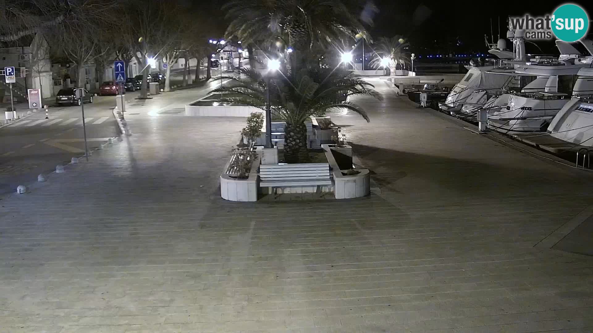 Seaside promenade in Baška Voda