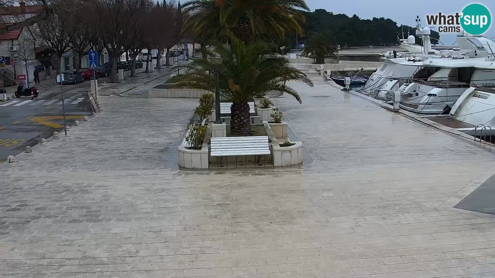 Seaside promenade in Baška Voda