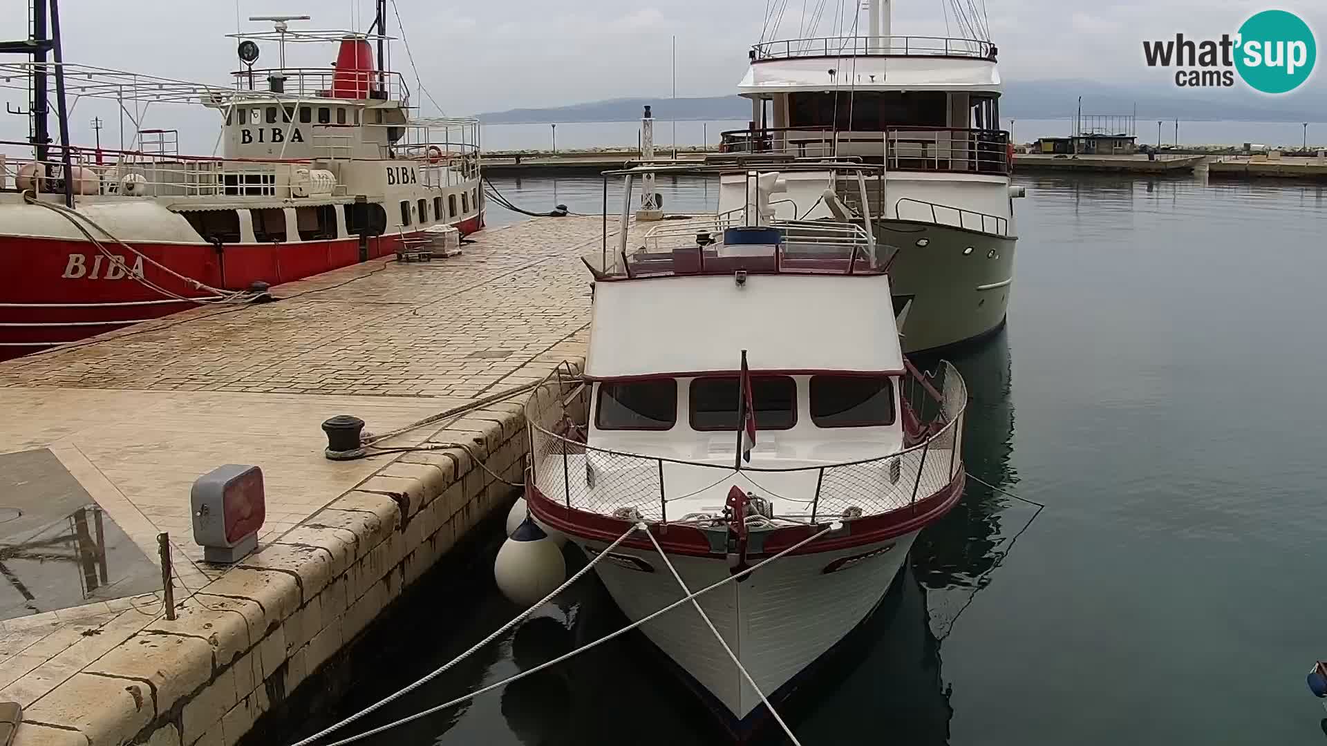 Baška Voda promenade webcam