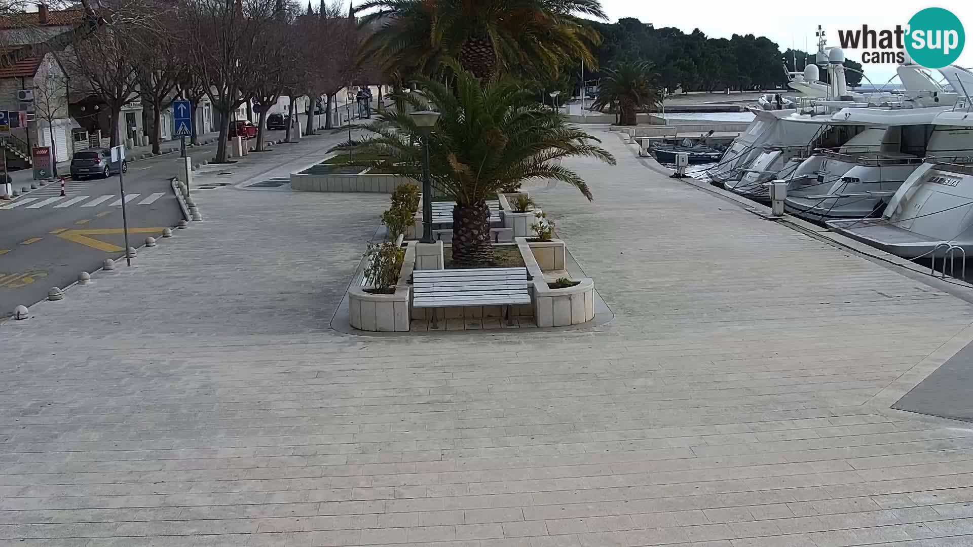 Seaside promenade in Baška Voda