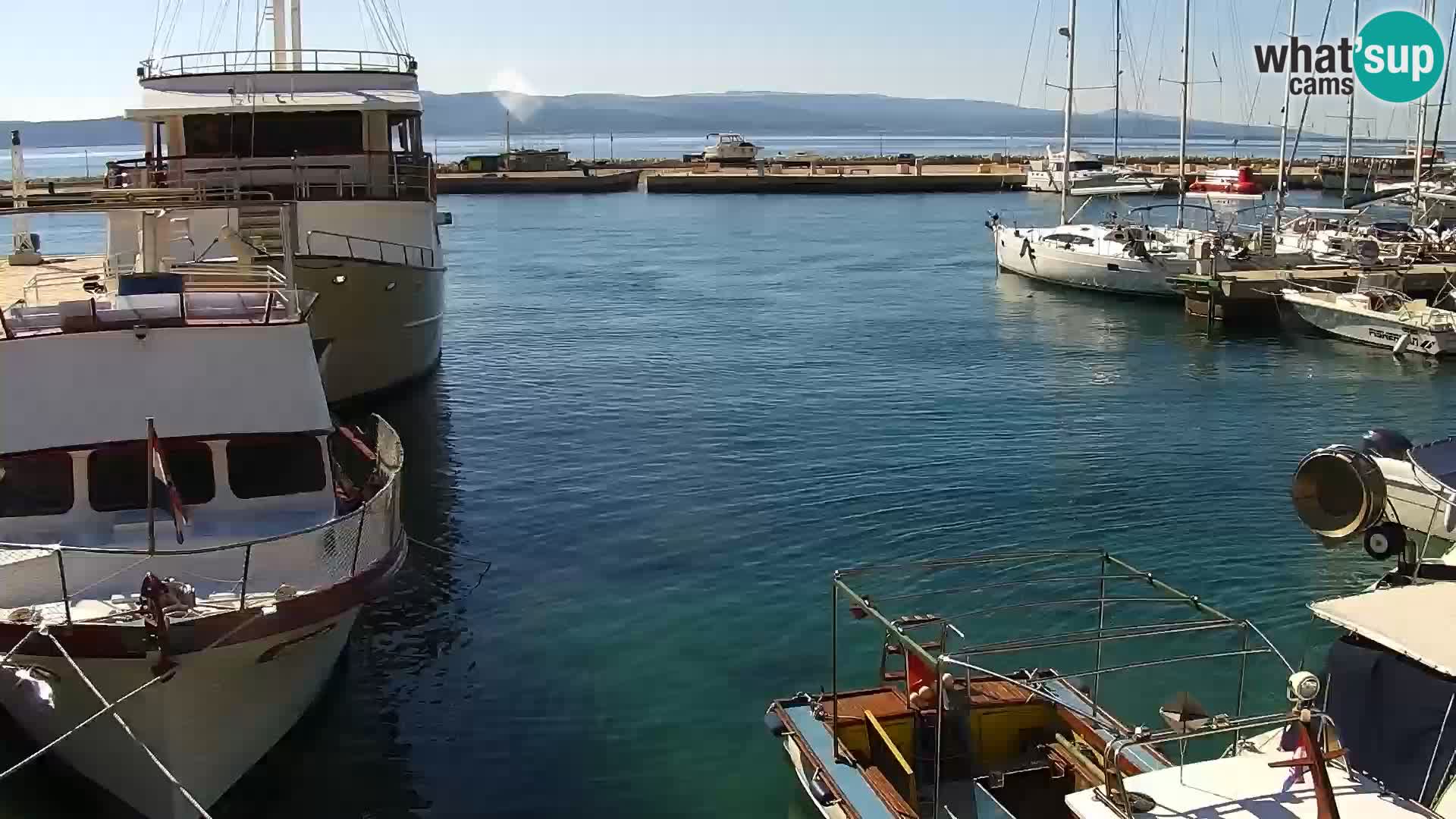 Seaside promenade in Baška Voda