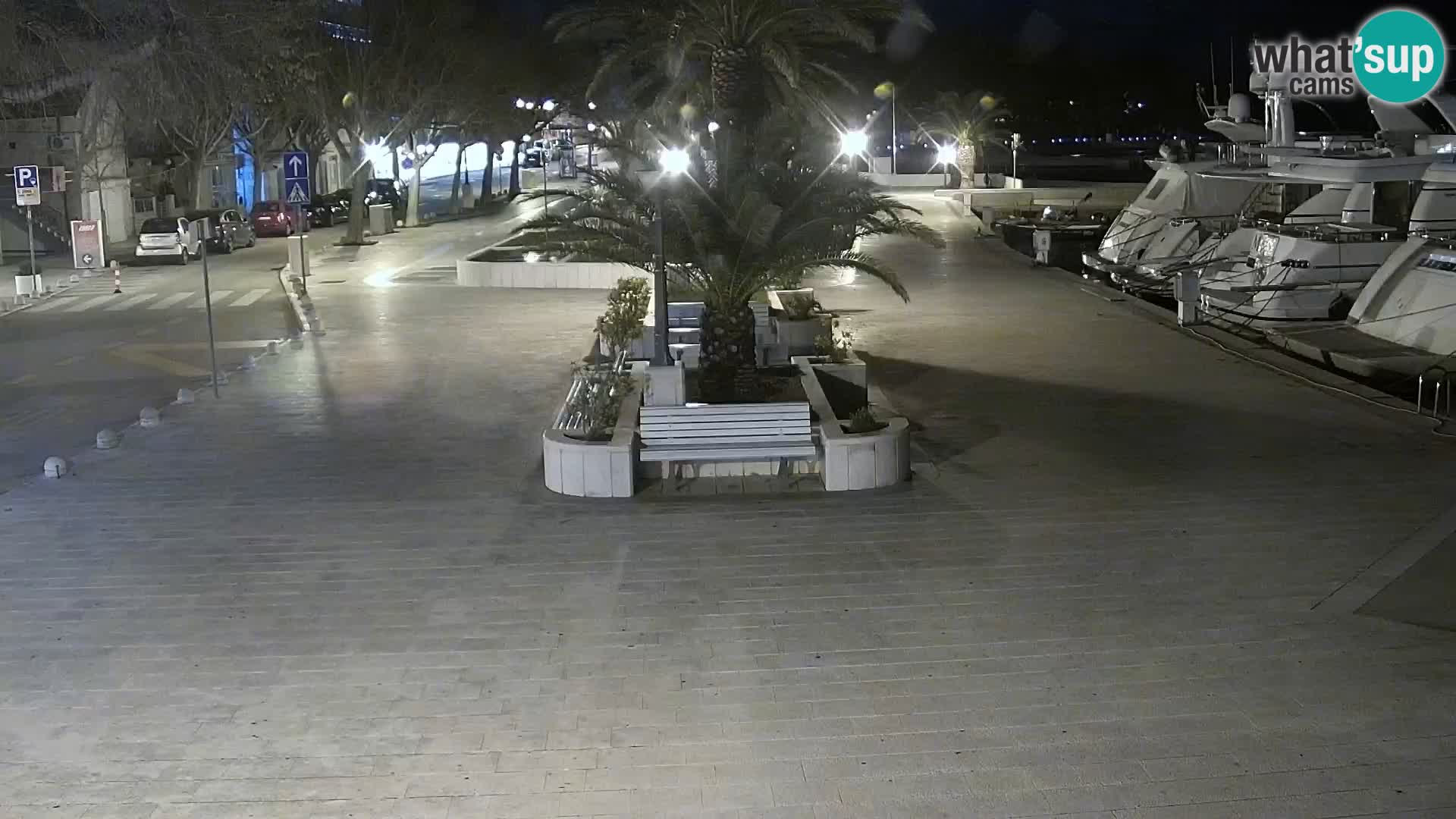 Seaside promenade in Baška Voda