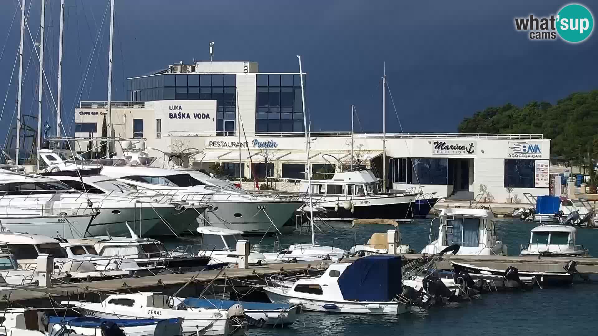 Seaside promenade in Baška Voda