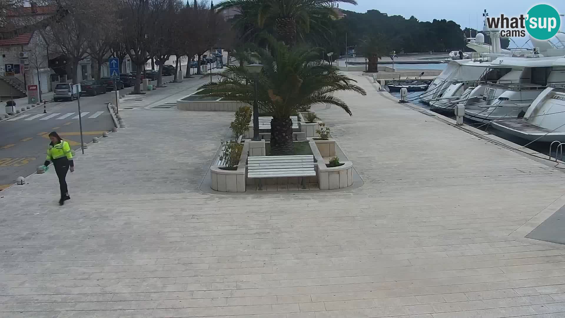 Seaside promenade in Baška Voda