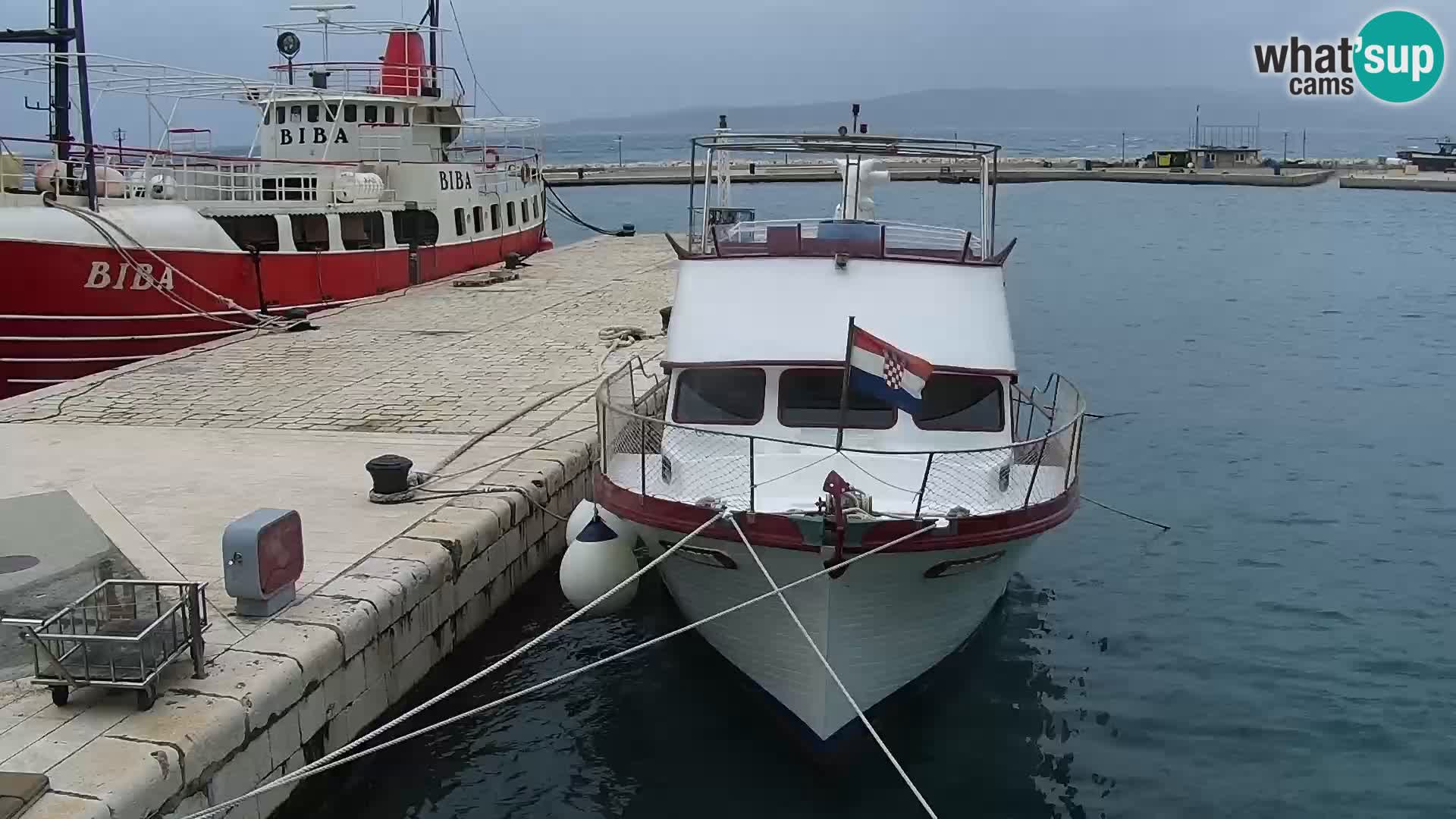 Baška Voda promenade webcam