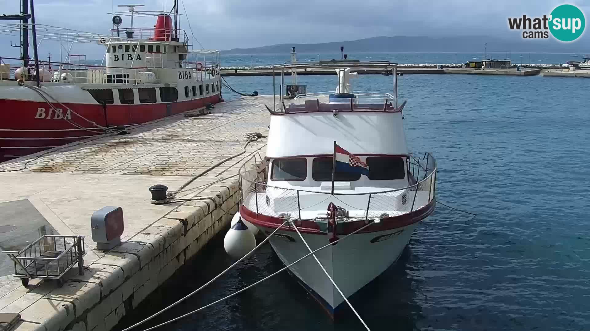 Baška Voda promenade webcam