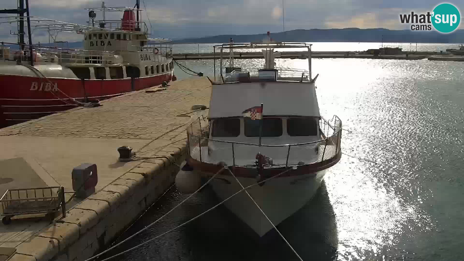 Baška Voda promenade webcam