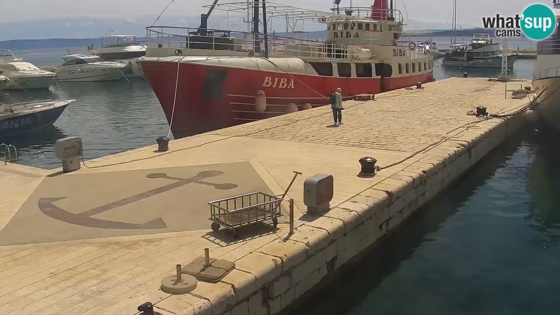 Baška Voda promenade webcam