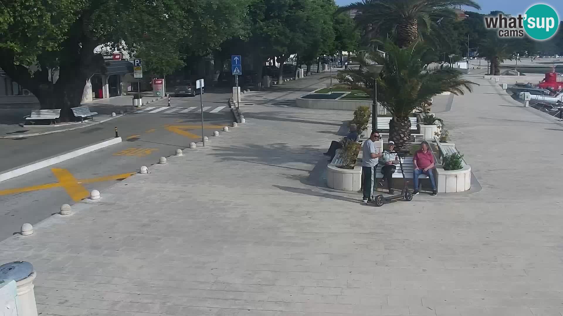 Baška Voda promenade webcam
