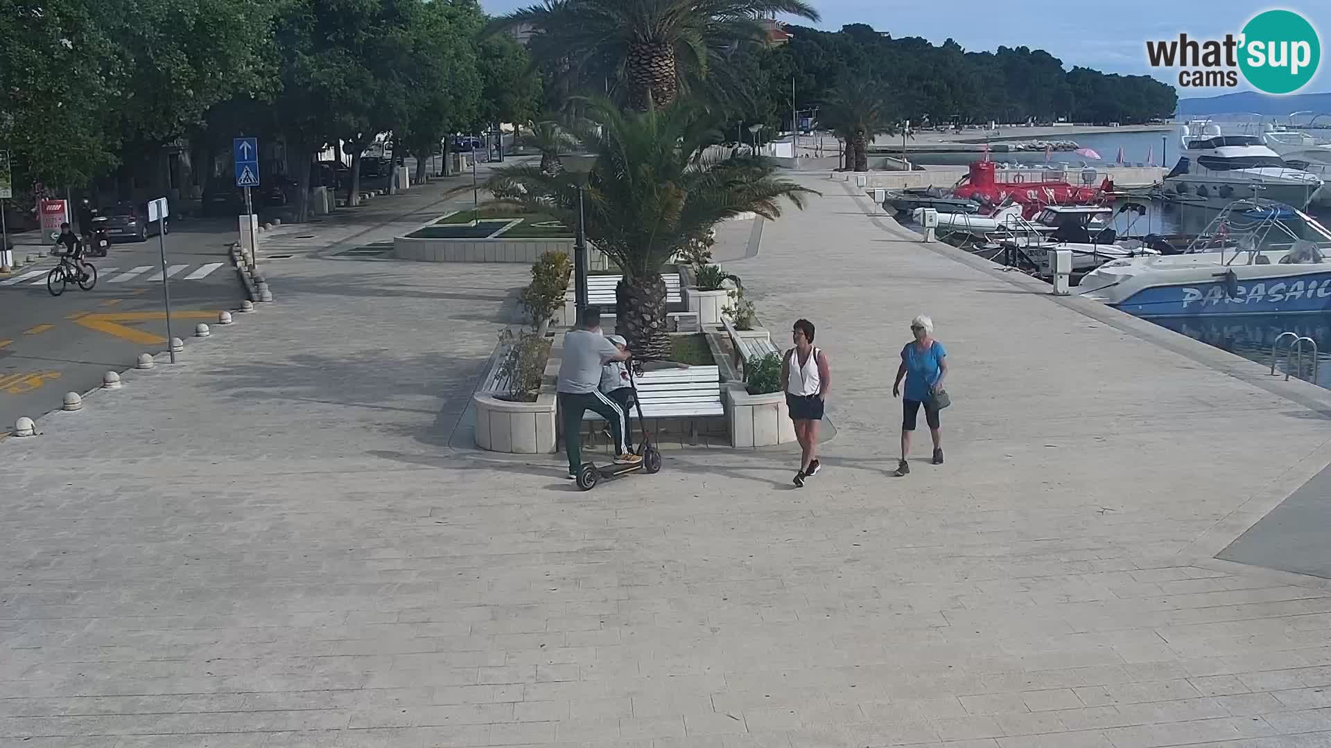 Baška Voda promenade webcam