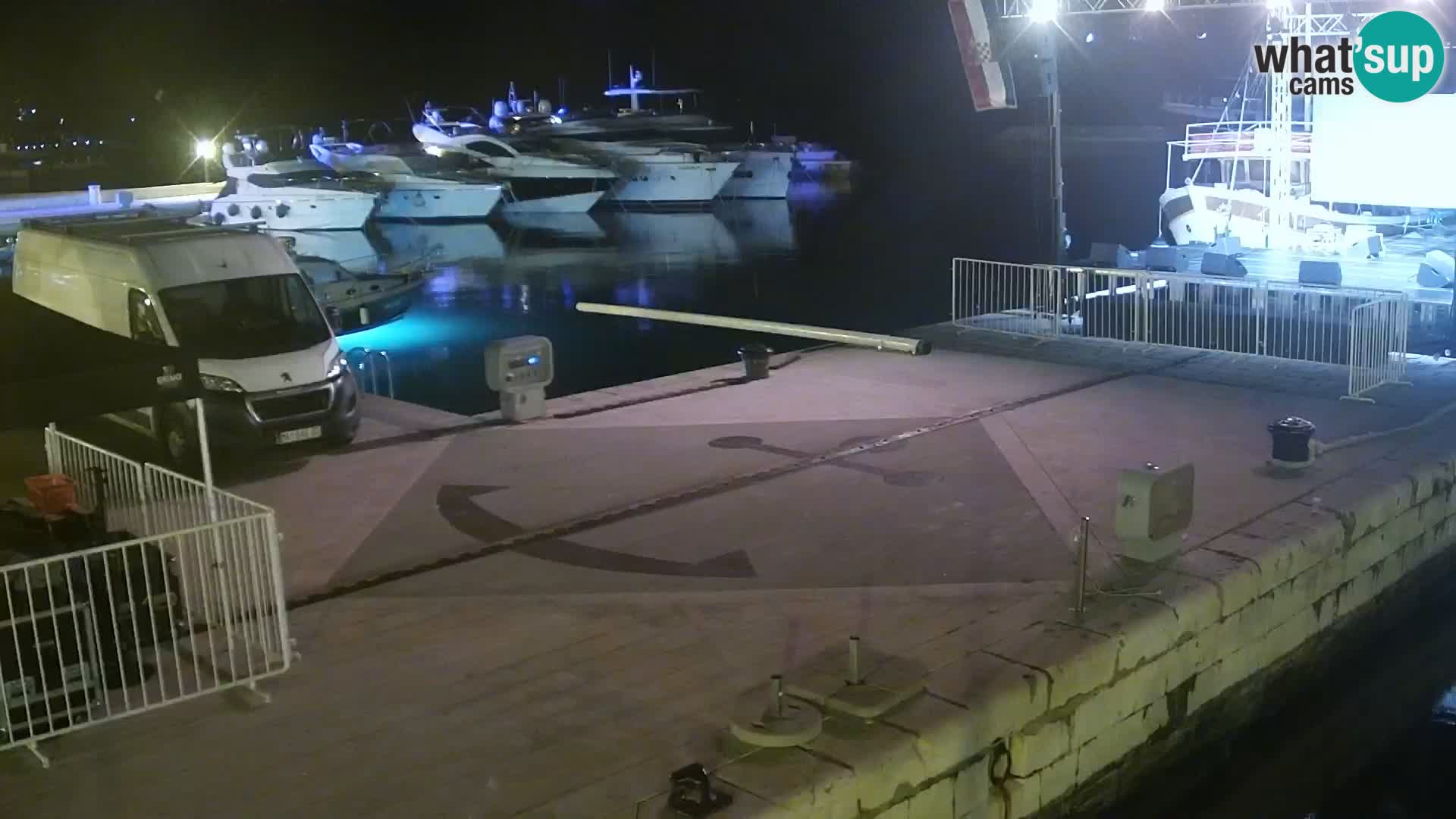 Baška Voda promenade webcam