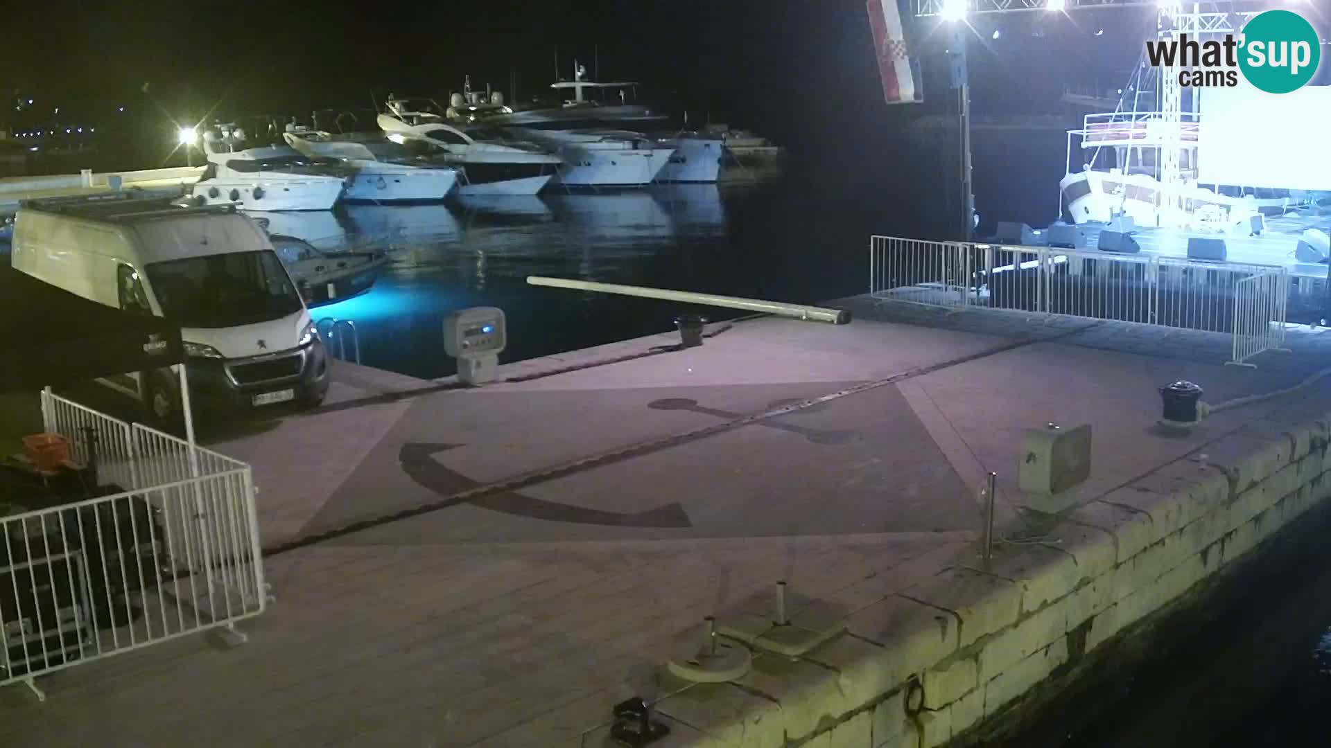 Baška Voda promenade webcam