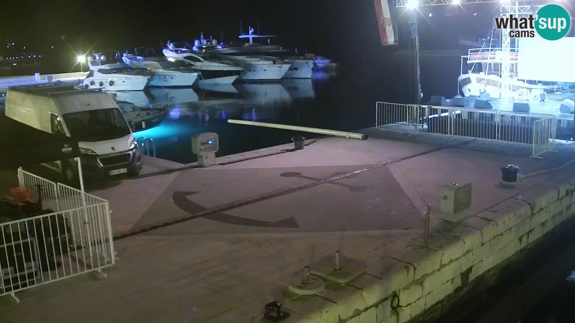 Baška Voda promenade webcam