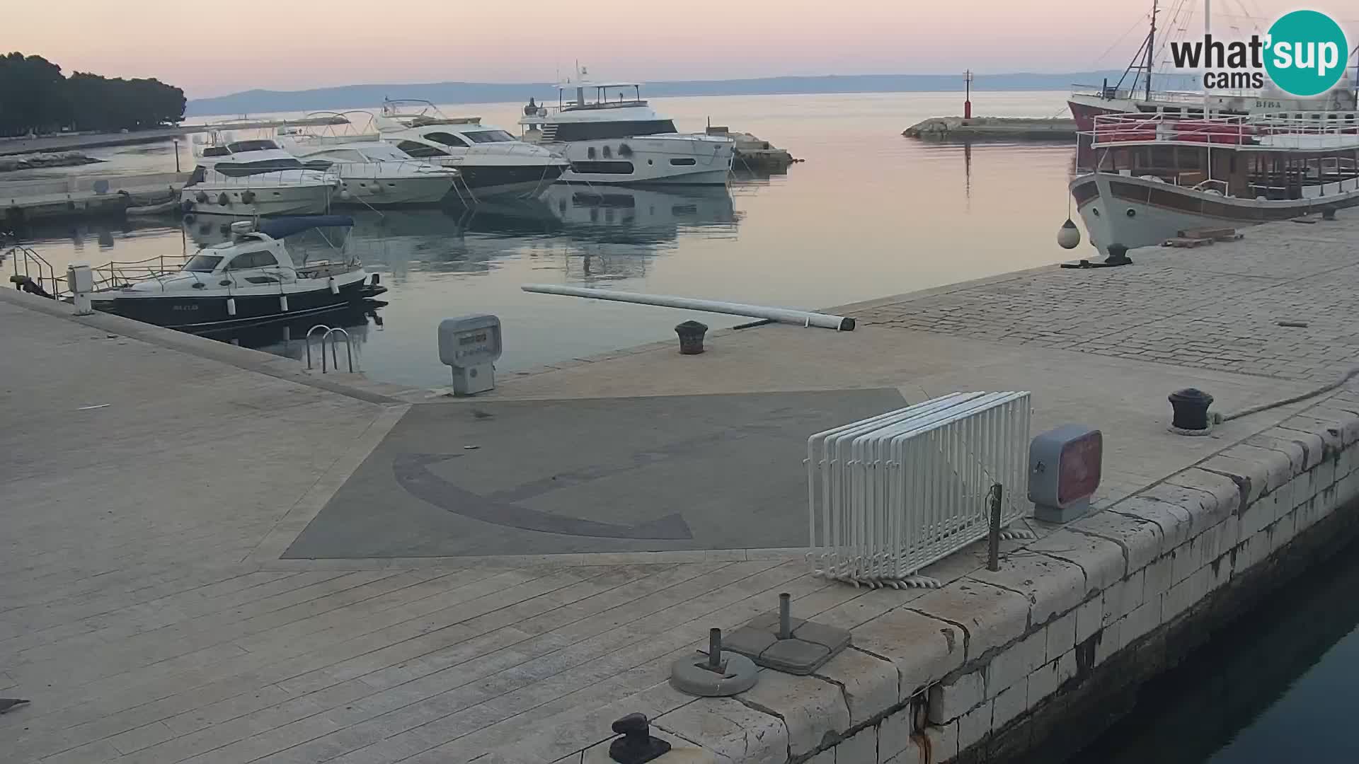 Seaside promenade in Baška Voda