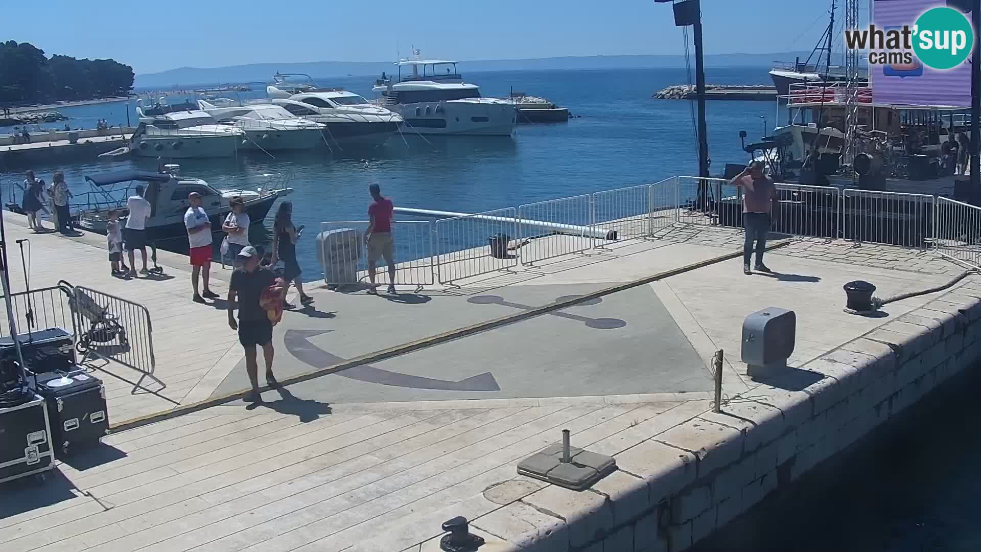 Promenade in Baška Voda