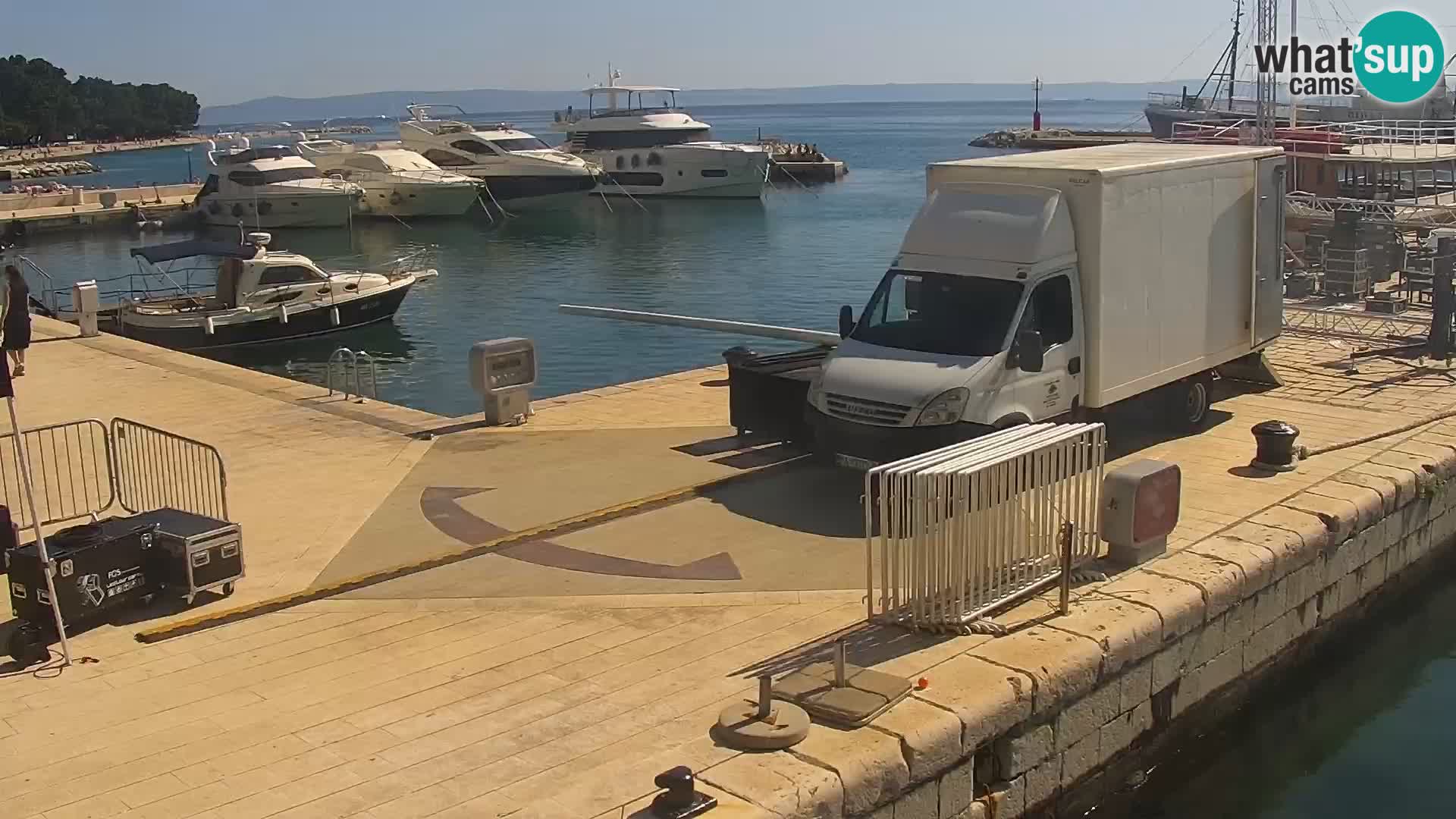 Seaside promenade in Baška Voda