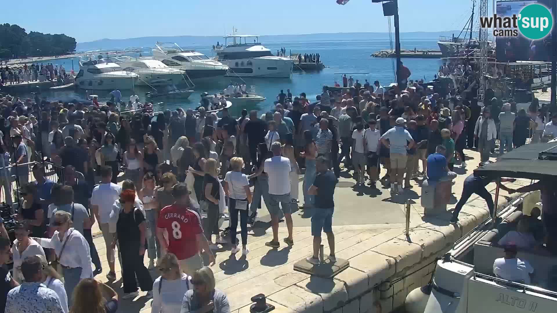 Seaside promenade in Baška Voda