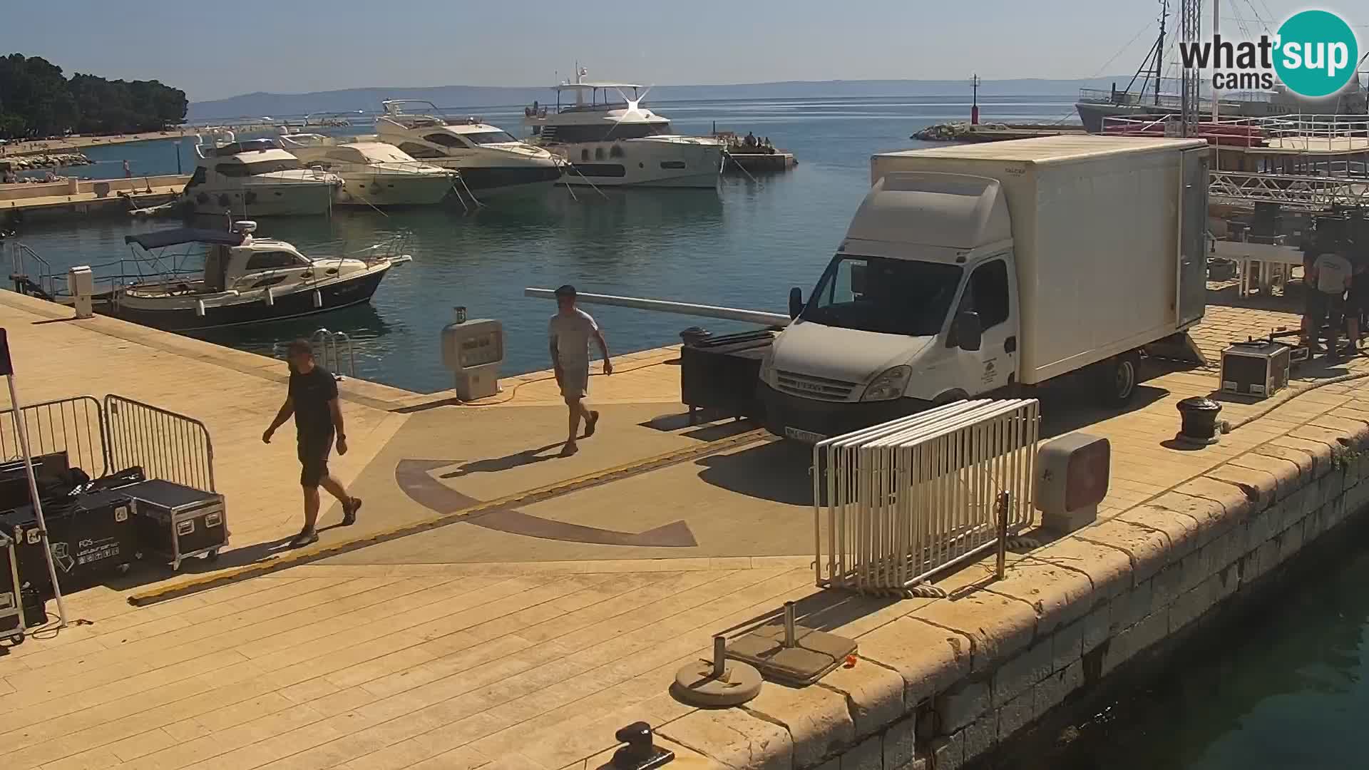 Lungomare di Basca Voda webcam