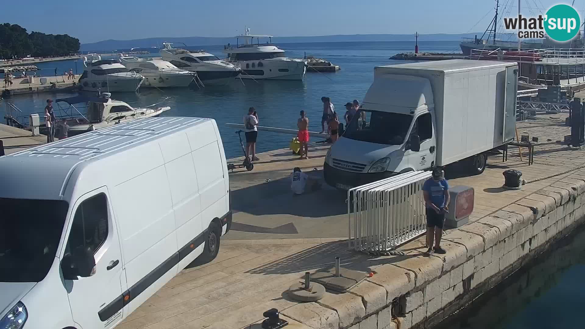 Promenade in Baška Voda