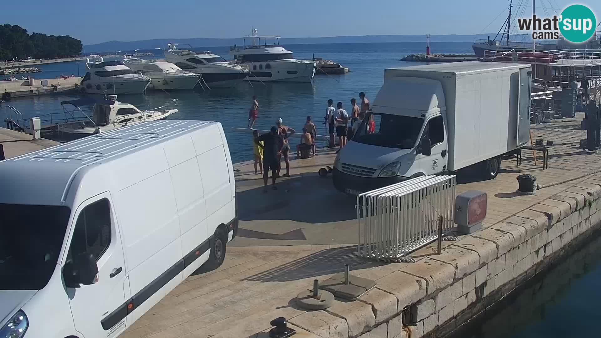 Promenade in Baška Voda