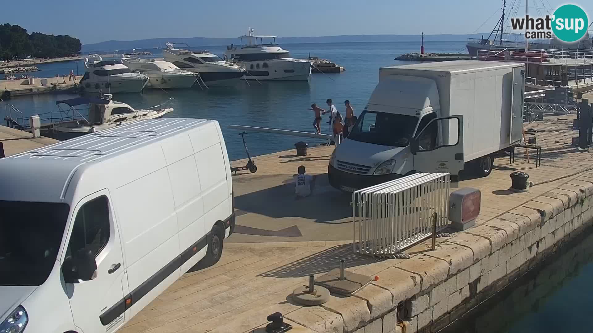 Promenade in Baška Voda