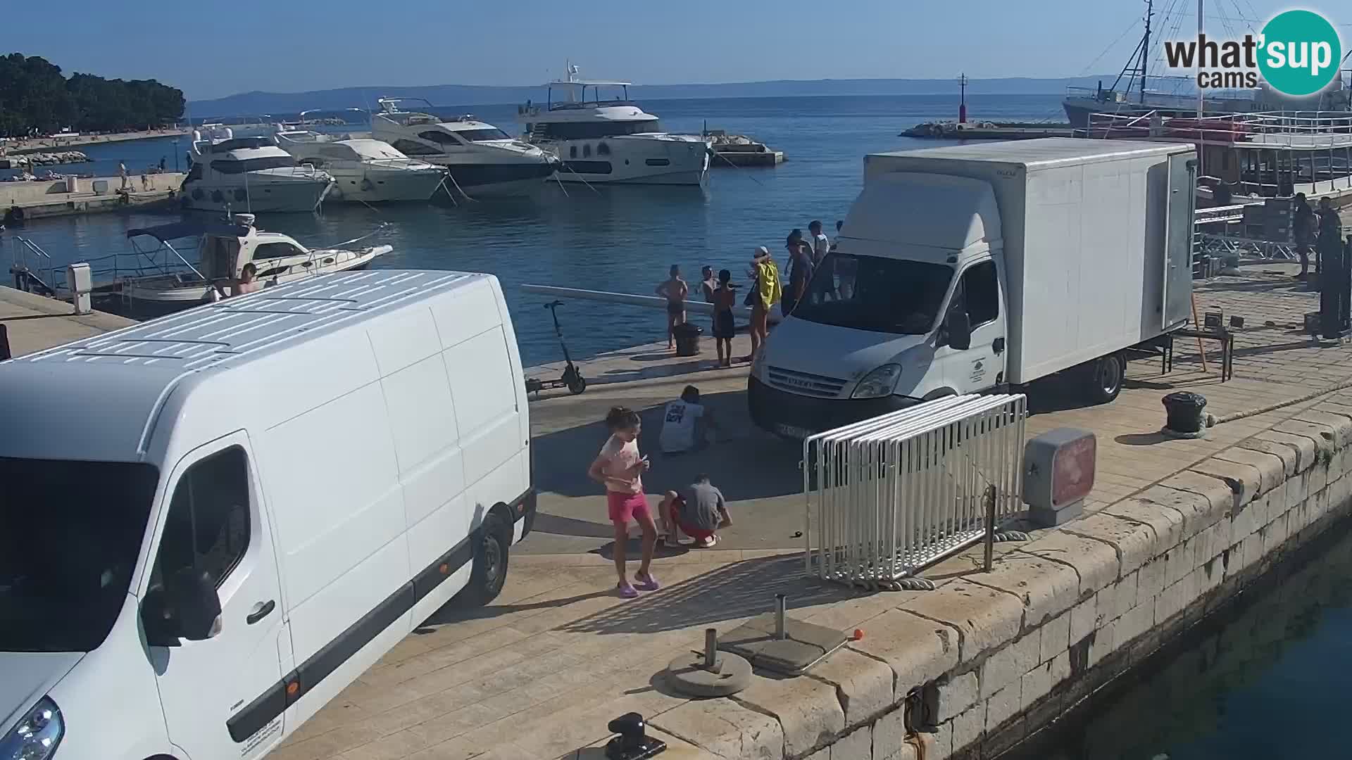 Promenade in Baška Voda
