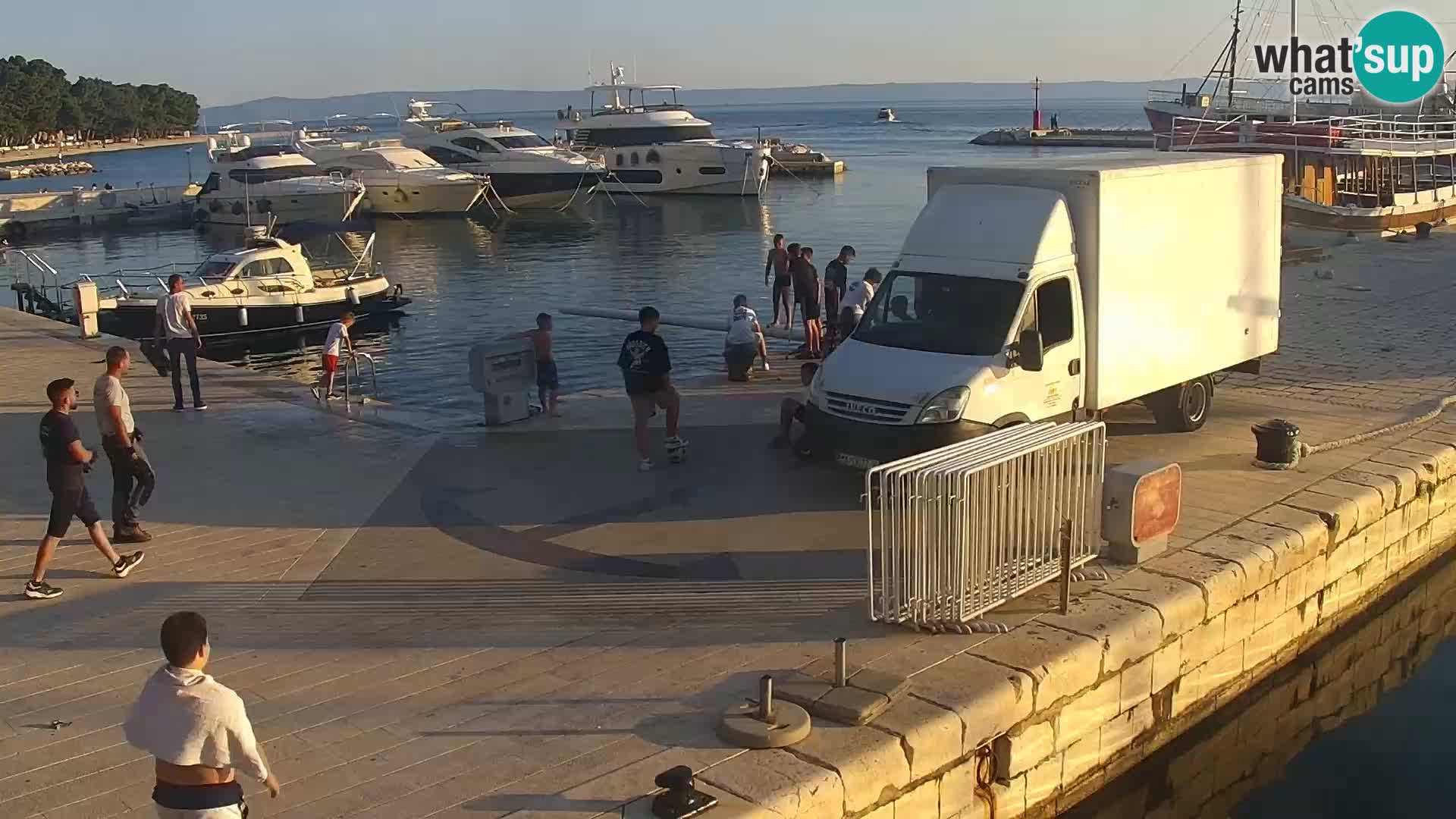 Lungomare di Basca Voda webcam