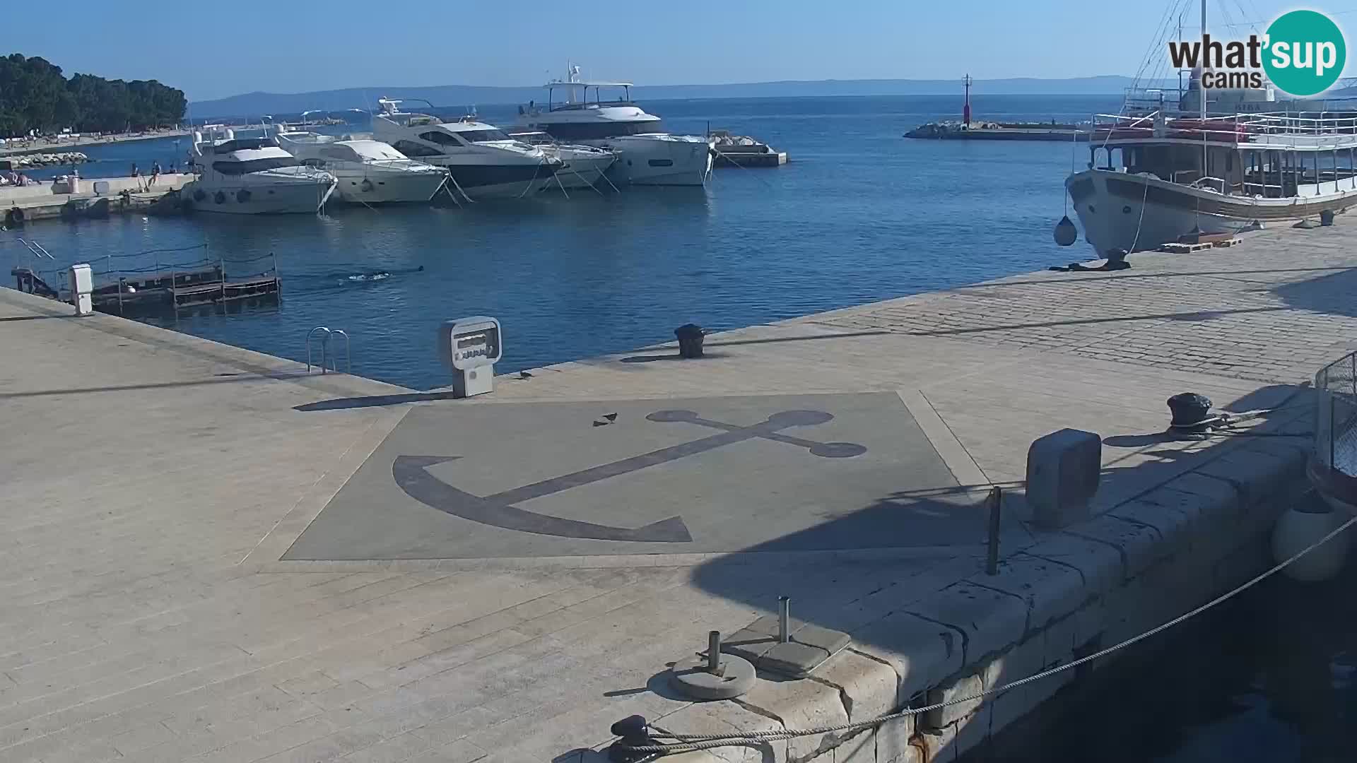 Lungomare di Basca Voda webcam