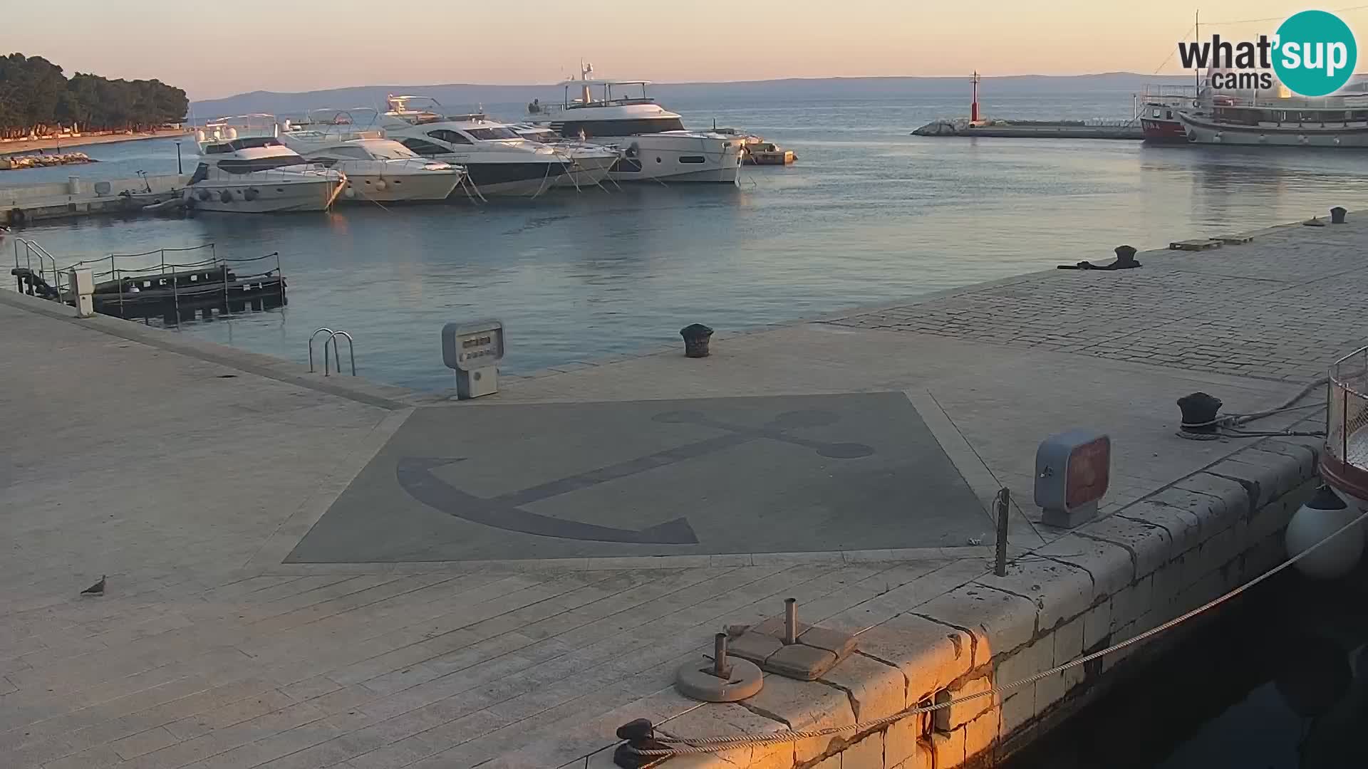 Lungomare di Basca Voda webcam