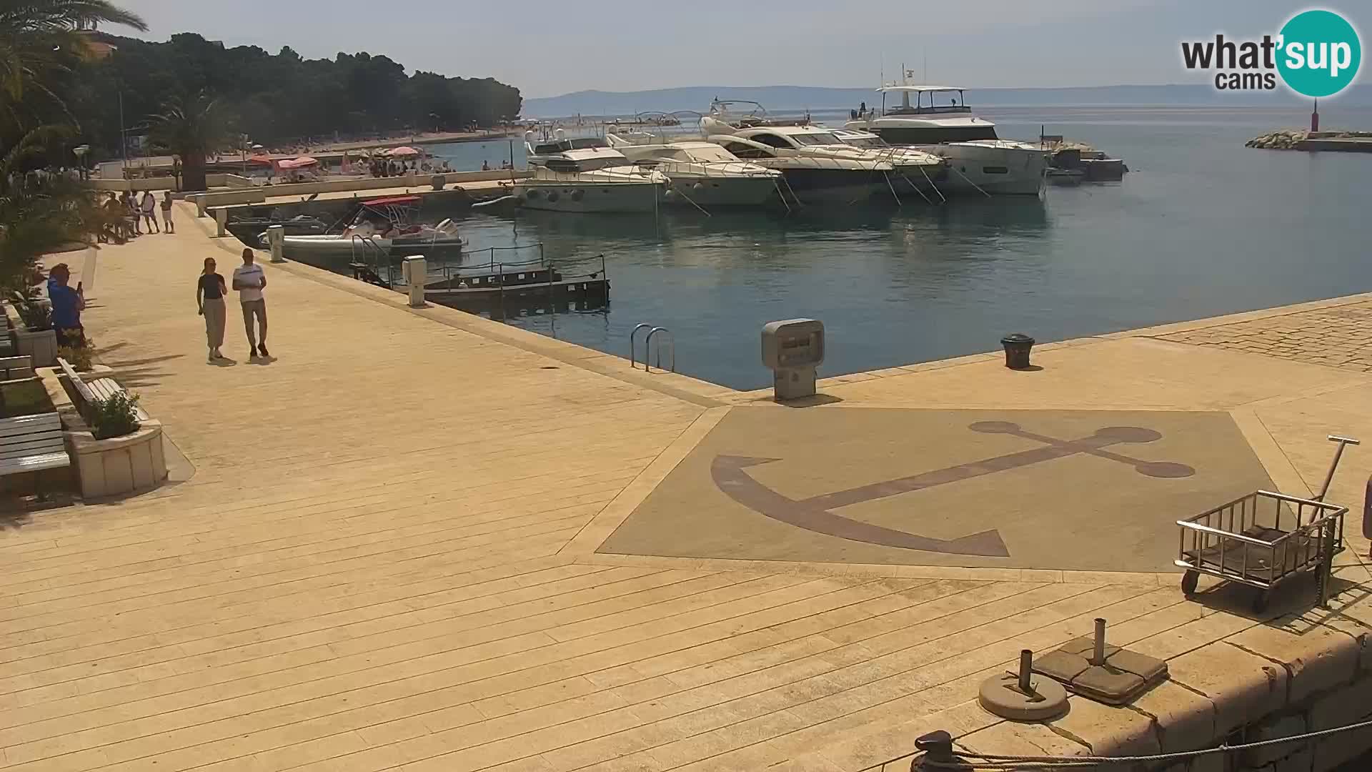 Lungomare di Basca Voda webcam