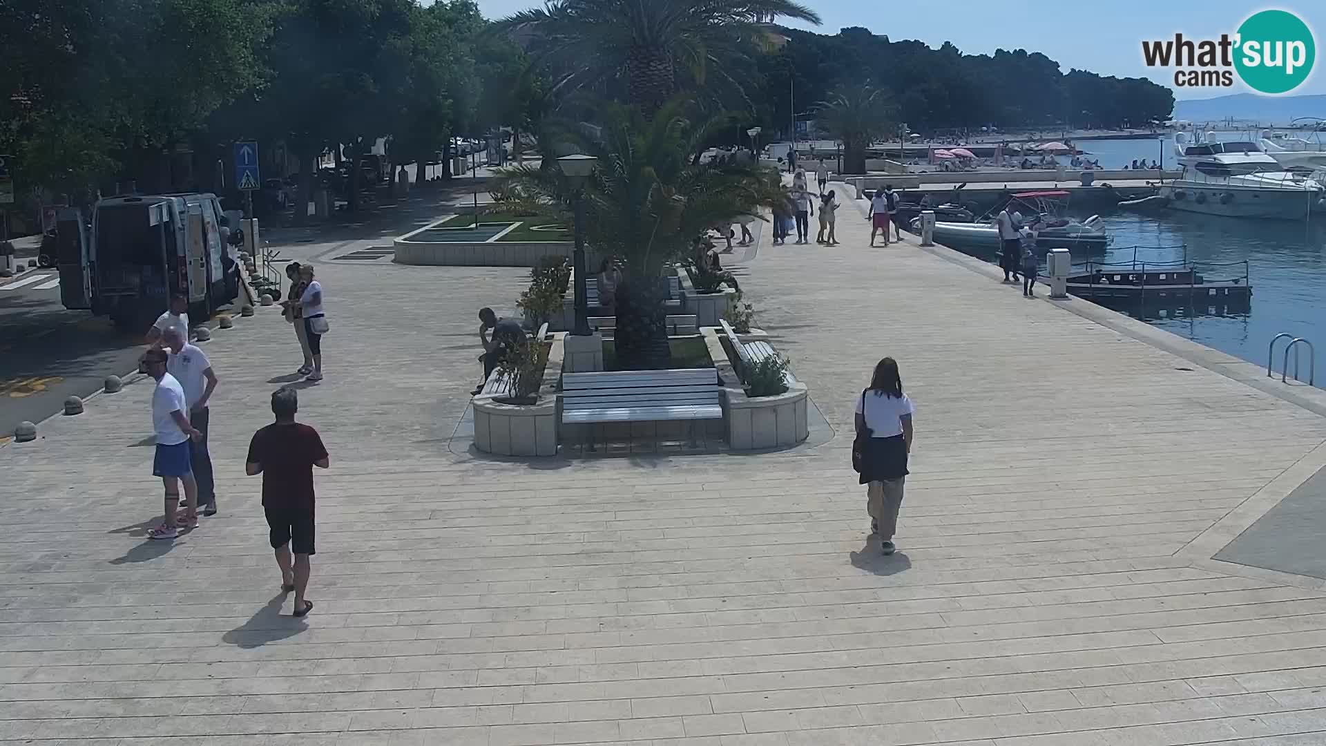 Promenade in Baška Voda