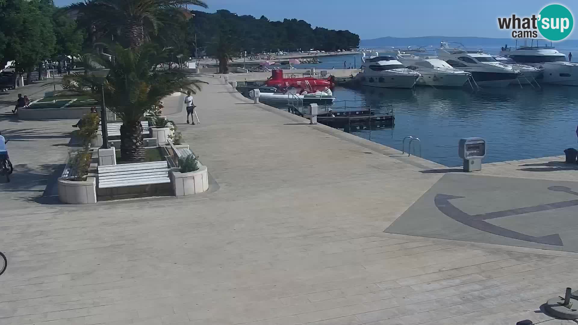 Promenade in Baška Voda