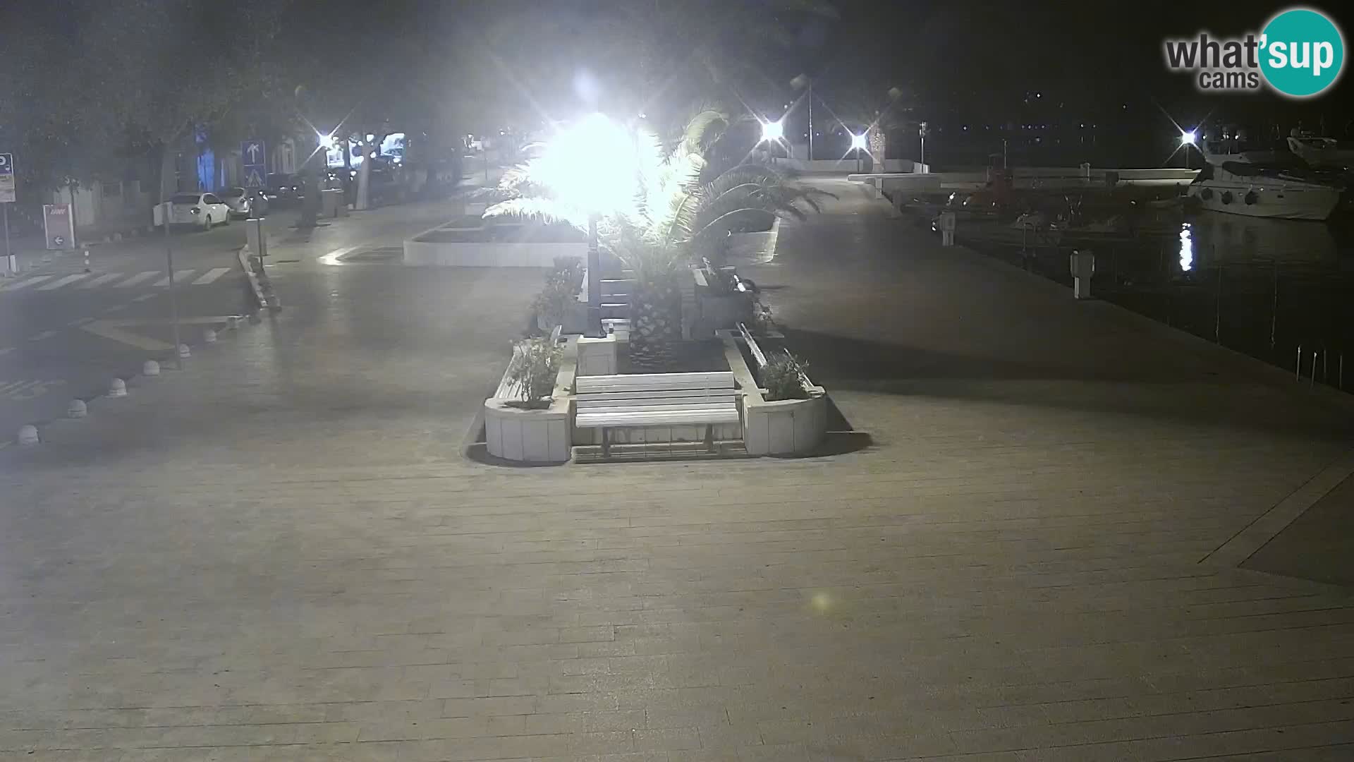 Seaside promenade in Baška Voda