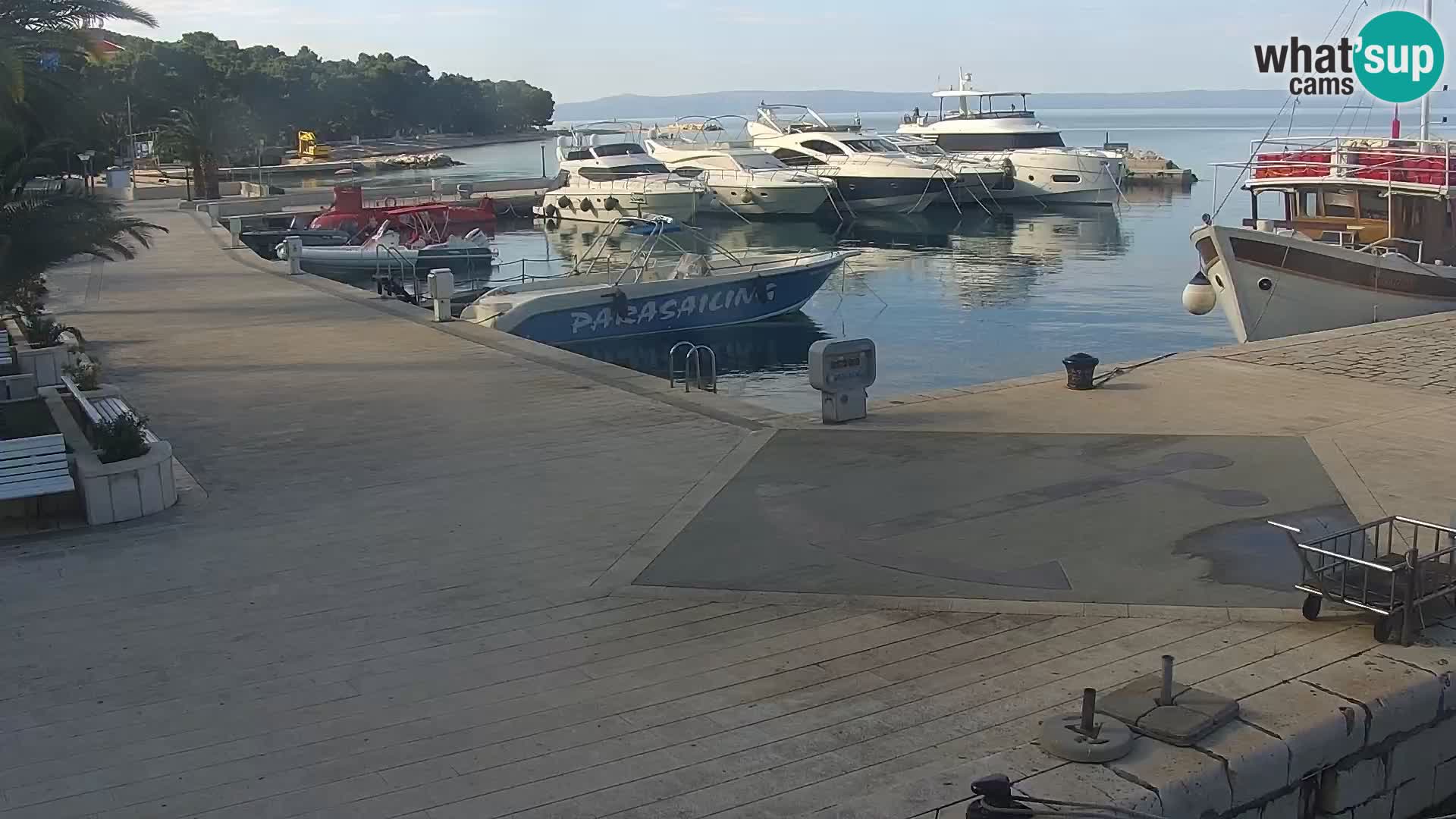 Promenade in Baška Voda