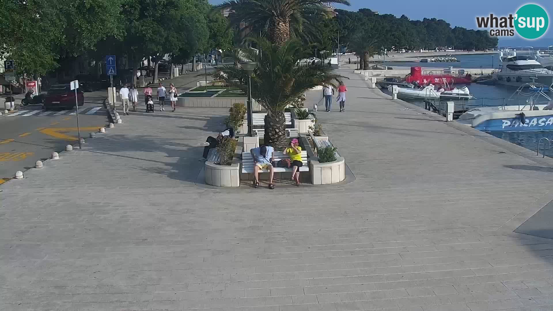 Promenade in Baška Voda